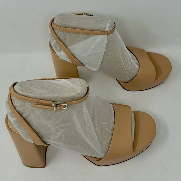 Vince Camuto Tan Block Heel Sandals - Picture 3 of 7